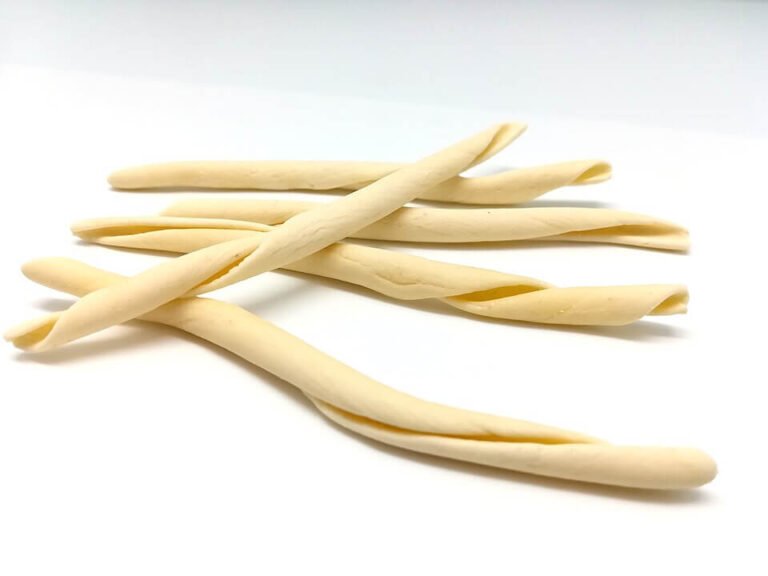 Traditional Calabrian fileja pasta, hand-rolled pasta tubes typical of Calabria