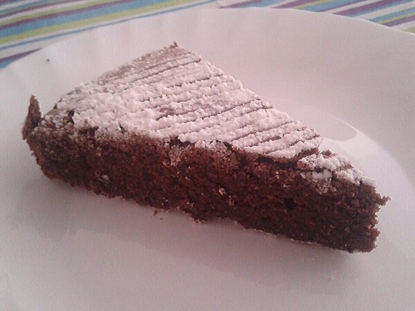 Authentic Torta Tenerina chocolate cake from Ferrara, Emilia-Romagna, Italy – rich, flourless Italian dessert